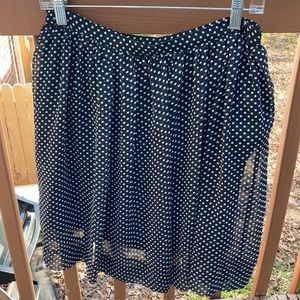Comme Toi... polka dot skirt